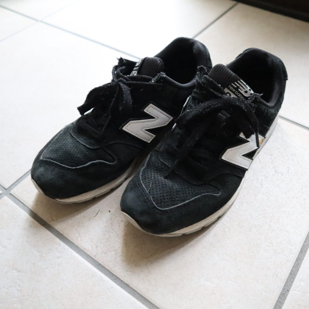 New Balance - New Balance スニーカー 27cm 白xベージュ系x黒等